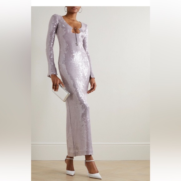 16Arlington Dresses & Skirts - 16ARLINGTON
Solaria sequined stretch-tulle maxi dress sz UK 14